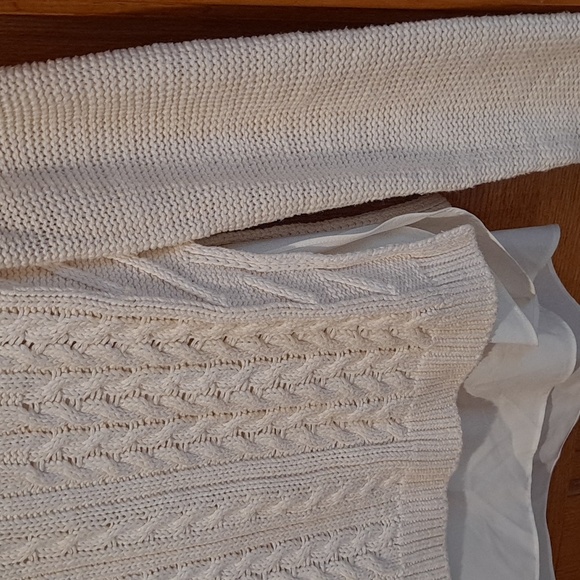 Anthropologie Moth Cream Layered Sweater - Picture 4 of 8